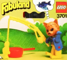 Set LEGO Fabuland 3701 Charlie Cat the fisherman
