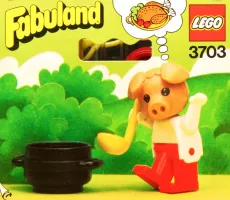Set LEGO Fabuland 3703 Peter Pig the Cook
