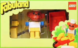 Set LEGO Fabuland 3714 Workman and Barrow