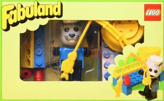 Set LEGO Fabuland 3717 Mouse in a Tub Fishing
