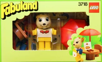 Set LEGO Fabuland 3718 Outdoor Cafe with Bonnie Bunny