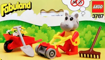 Set LEGO Fabuland 3787 Hannah Hippopotamus the public gardener
