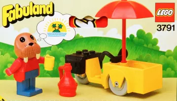 Set LEGO Fabuland 3791 Wally Walrus