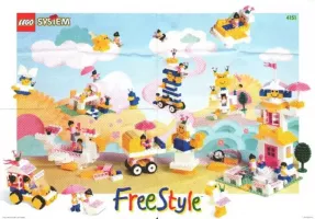 Set LEGO Freestyle 4151 Girl's Freestyle Set, 5+