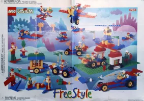 Set LEGO Freestyle 4254 Play Table with Cars and Planes