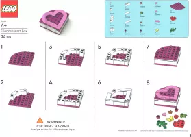 Set LEGO Friends 6465380 Friends Heart Box