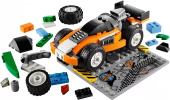 Set LEGO Fusion 21206 Create and Race