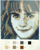 Set LEGO Harry Potter 6268522 Hermione Granger Mosaic