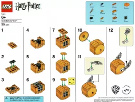 Set LEGO Harry Potter SNITCH Golden Snitch