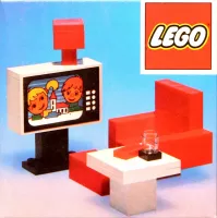 Set LEGO Homemaker 274 Colour TV and chair