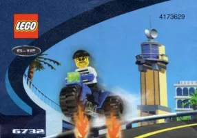Set LEGO Island Xtreme Stunts 6732 Brickster's Trike