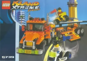 Set LEGO Island Xtreme Stunts 6739 Truck & Stunt Trikes