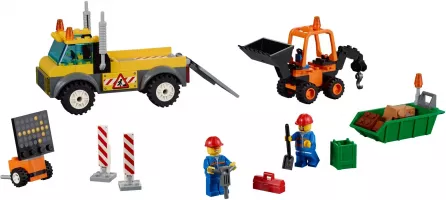 Set LEGO Juniors 10683 Road Work Truck