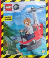 Set LEGO Jurassic World 122403 Owen with Helicopter