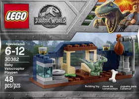 Set LEGO Jurassic World 30382 Baby Velociraptor Playpen