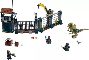 Set LEGO Jurassic World 75931 Dilophosaurus Outpost Attack