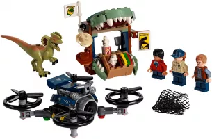 Set LEGO Jurassic World 75934 Dilophosaurus on the Loose