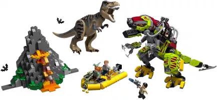 Set LEGO Jurassic World 75938 T. rex vs Dino-Mech Battle