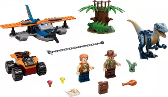 Set LEGO Jurassic World 75942 Velociraptor: Biplane Rescue Mission