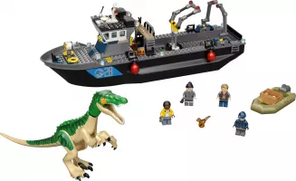 Set LEGO Jurassic World 76942 Baryonyx Dinosaur Boat Escape