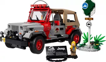 Set  LEGO Jurassic World 77984 Jurassic Park Jeep Wrangler