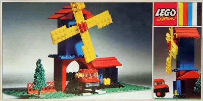 Set  LEGO LEGOLAND 352 Windmill and Lorry