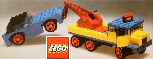 Set  LEGO LEGOLAND 382 Breakdown Truck and Car
