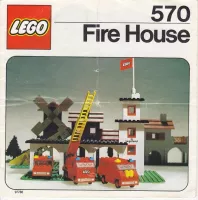 Set  LEGO LEGOLAND 570 Fire House