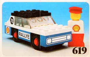 Set  LEGO LEGOLAND 619 Rally Car
