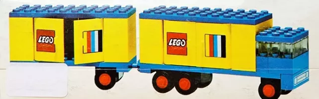 Set  LEGO LEGOLAND 685 Legoland Truck with Trailer