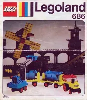 Set  LEGO LEGOLAND 686 Digger and Tippers