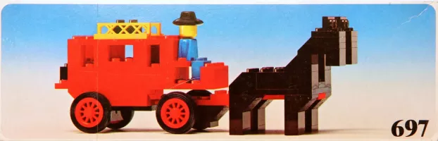 Set  LEGO LEGOLAND 697 Stage Coach