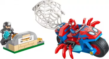 Set  Lego Marvel Super Heroes 11206 Spidey sur sa moto contre Rhino