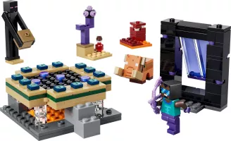 Set  Lego Minecraft 21584 Nether & End Portal Journey