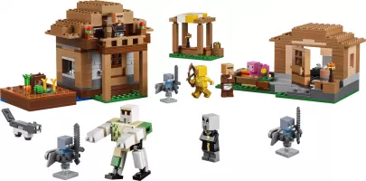 Set  LEGO Minecraft 21596 Evoker Village Attack