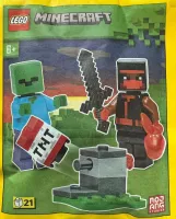 Set  LEGO Minecraft 662304 Ninja, Zombie and TNT Launcher