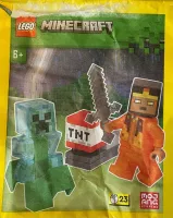 Set  LEGO Minecraft 662406 Golden Knight and Charged Creeper