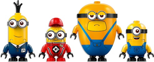 Set LEGO Moi, moche et méchant 75580 Les Minions et la voiture-banane image 4