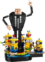 Set Lego Moi, moche et méchant 75582 Gru et les Minions en briques image 2