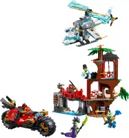 Set  Lego Ninjago 71857 La cabane et les véhicules des Ninjas