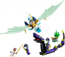 Set LEGO Ninjago 71865 Le combat du dragon de glace de Zane