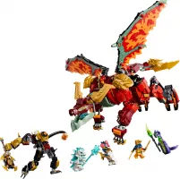 Set LEGO Ninjago 71868 Wyldfyre's Transforming Dragon Mech