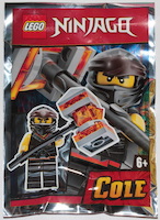 OVP Polybag 3x Mini-Figuren Cole Sawyer Sqiffy LEGO NINJAGO Limited Edition 