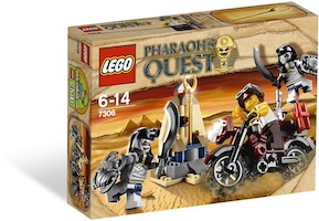 Set  Lego Pharaoh's Quest 7306 Golden Staff Guardians