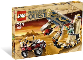 Set  Lego Pharaoh's Quest 7325 Cursed Cobra Statue