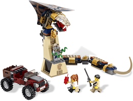 Set Lego Pharaoh's Quest 7325 Cursed Cobra Statue image 2