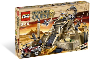 Set  Lego Pharaoh's Quest 7327 Scorpion Pyramid