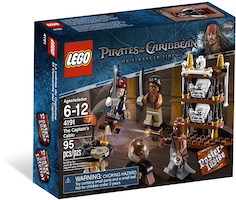 Lego Pirates des Caraïbes 4191 Captain's Cabin