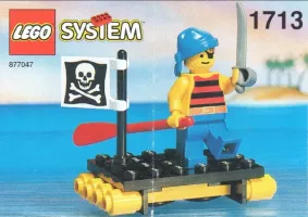 Set LEGO Pirates 1713 Shipwrecked Pirate