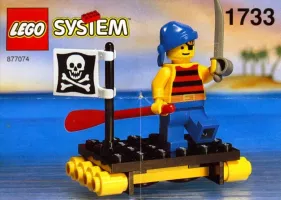 Set LEGO Pirates 1733 Shipwrecked Pirate